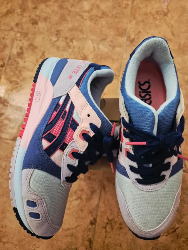 Zapatillas Asics Gel Lyte III Azul Rosa