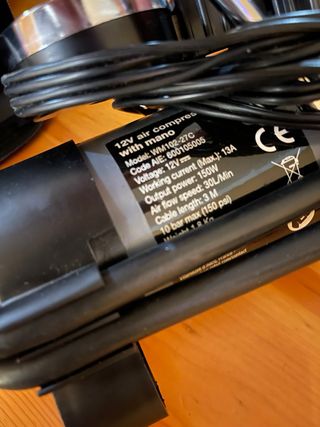 Compresor de aire portátil para coche