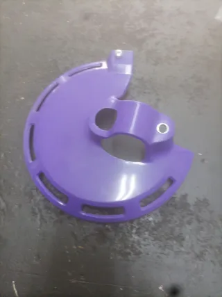 Protector UFO disco freno morado scooter