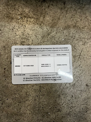 Tubo de escape Mivv Delta Race Honda Xadv