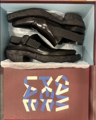 Camperlab Venga Zuecos Negros Zapatos