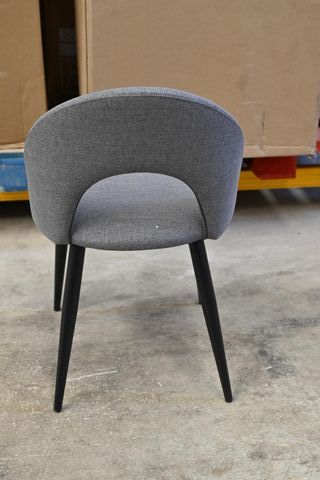 Sedia Kave Home Mael beige e gambe nere