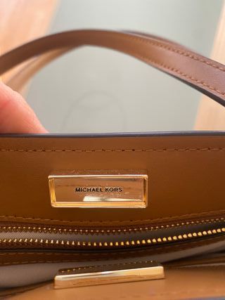 Bolso Michael Kors Marrón y Dorado