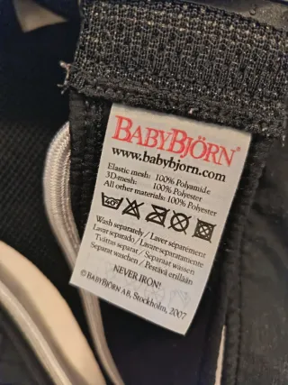 Marsupio porta bebè BabyBjörn nero