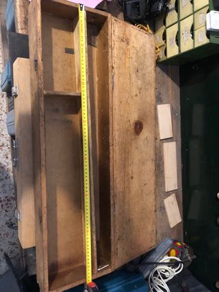 Caja/ baul de madera antigua