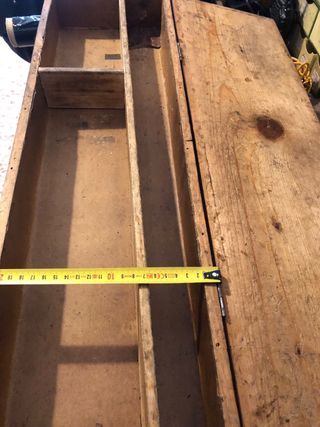 Caja/ baul de madera antigua