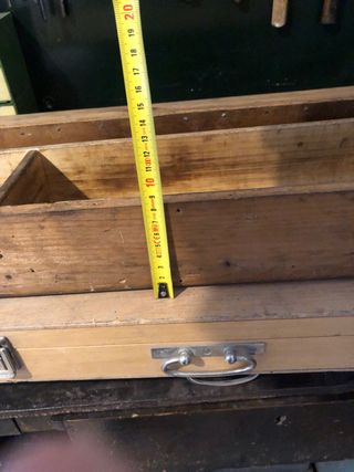 Caja/ baul de madera antigua