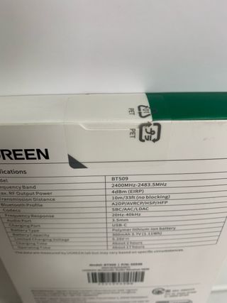 UGREEN Receptor Bluetooth 5.0 LDAC Jack