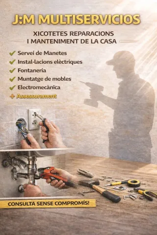 J.Multiservicios.Manitas,electricidad y fontaneria