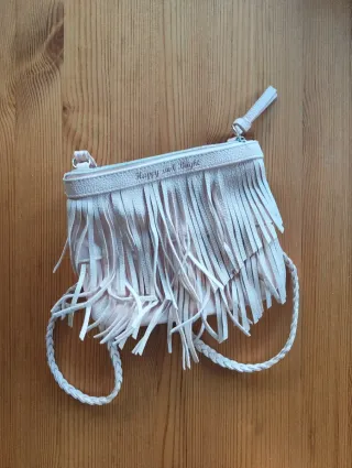 Bolso niña H&M rosa flecos