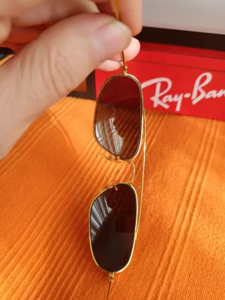 Gafas de sol Ray-Ban doradas vintage Buasch lomb