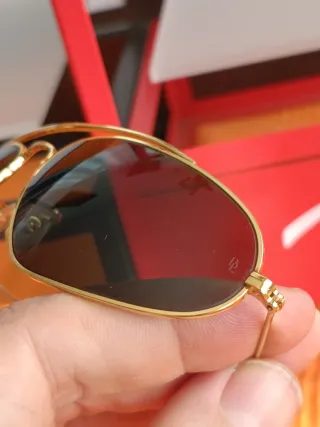 Gafas de sol Ray-Ban doradas vintage Buasch lomb