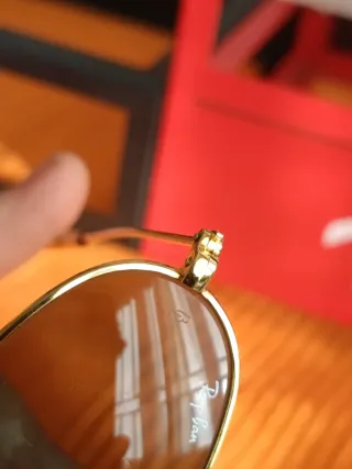 Gafas de sol Ray-Ban doradas vintage Buasch lomb