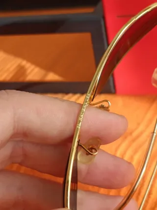 Gafas de sol Ray-Ban doradas vintage Buasch lomb