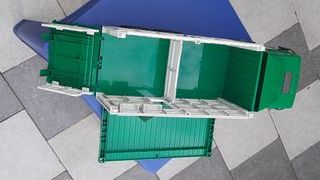 Camión MAN verde como nuevo