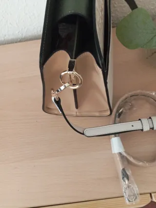 Bolso Tous Beige y Blanco y verde