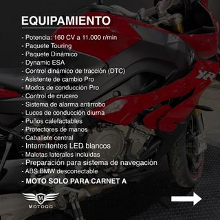 BMW S 1000 XR - 2015, 30.428 km y 1 AÑO GARANTÍA