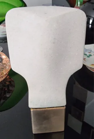 Escultura Art Deco Vintage antigua Mujer Piedra