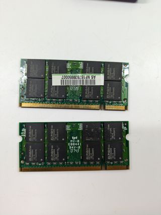 Ram 1GB. DDR2-667mhz. 64MX81.8V EP ASUS x2 pezzi
