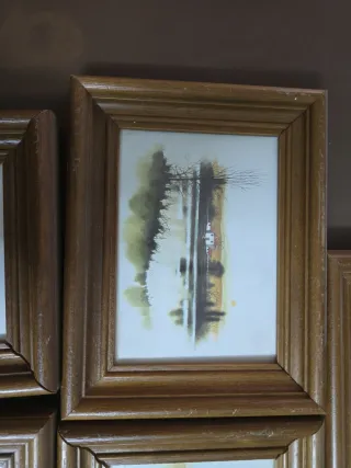 5 Cuadros Paisajes 24x19 cm