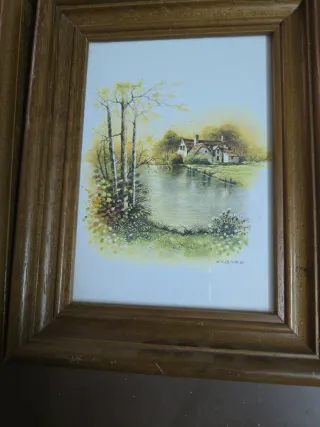 5 Cuadros Paisajes 24x19 cm