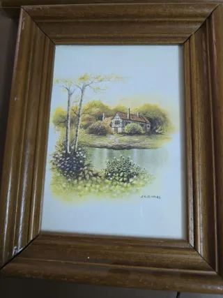 5 Cuadros Paisajes 24x19 cm