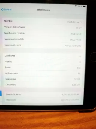 iPad mini 2 Plata