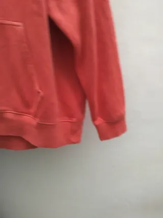 Felpa Nike corallo con doppio swoosh