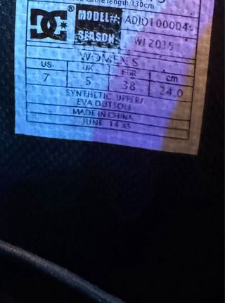 Botas DC Shoes Snowboard Negras y Azules