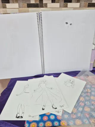 Cuaderno de Moda y diseño infantil