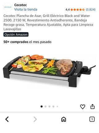 Cecotec Plancha Grill Eléctrico 2500W