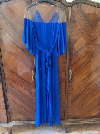 Vestido largo fiesta azul