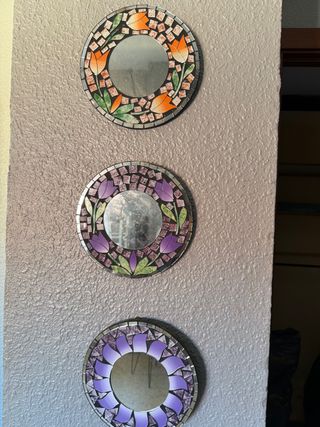 Juego de 3 Espejos Decorativos
