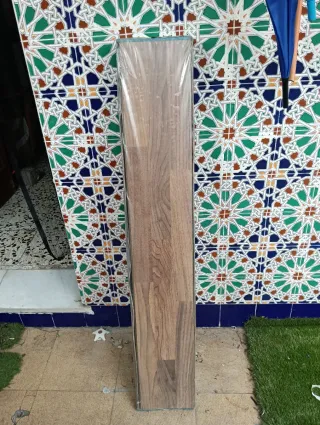 Suelo de parquet madera 10 paquete y 1 abierto