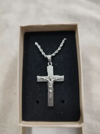 Cordon con colgante nuevo de acero inoxidable