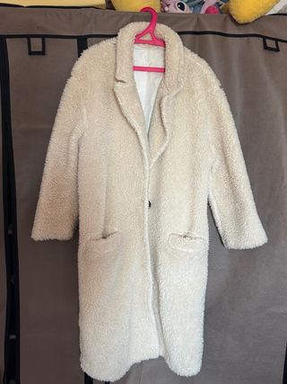 Cappotto Teddy panna