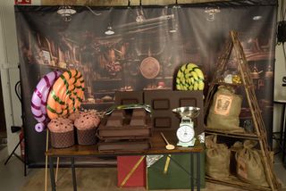 Decoración temática Chocolatería Navidad