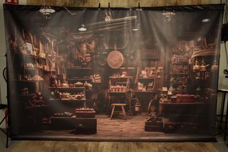 Decoración temática Chocolatería Navidad