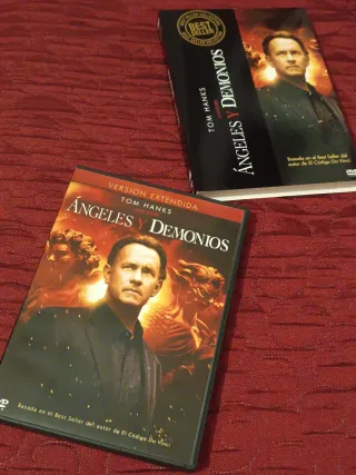 DVD Ángeles y Demonios Tom Hanks