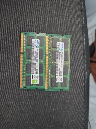 2x 4GB DDR3 RAM Samsung Portátil PC3-12800S