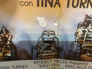 Cartel Cine Mad Max 3: Más allá de la Cúpula del T