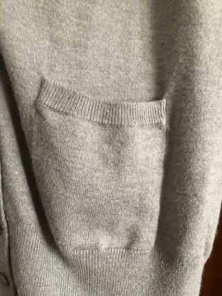 Chaqueta punto Zara mujer gris