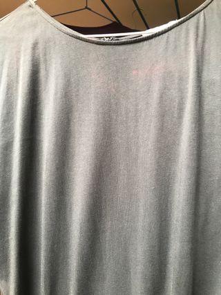 Mono Zara gris talla L con bolsillos