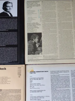 Vinilos. Bach y su familia. Música Clásica