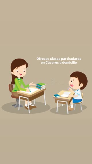 Ofrezco clases particulares o niñera en Caceres