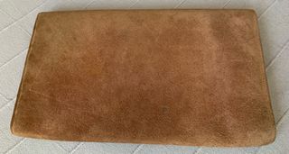 Pochette vintage anni '70 pelle scamosciata