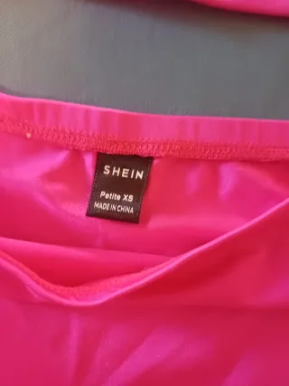 Completo top gonna rosa tg XS nuovo