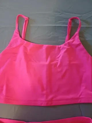 Completo top gonna rosa tg XS nuovo