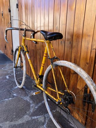Bicicletta Corsa Vintage Bambini Gialla
