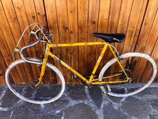 Bicicletta Corsa Vintage Bambini Gialla